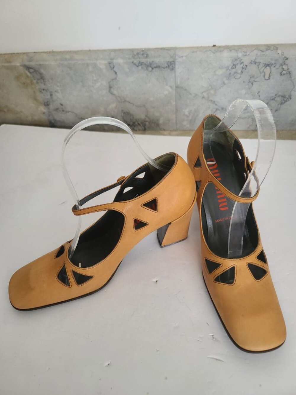 Miu Miu platform heels